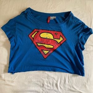 Superman crop top